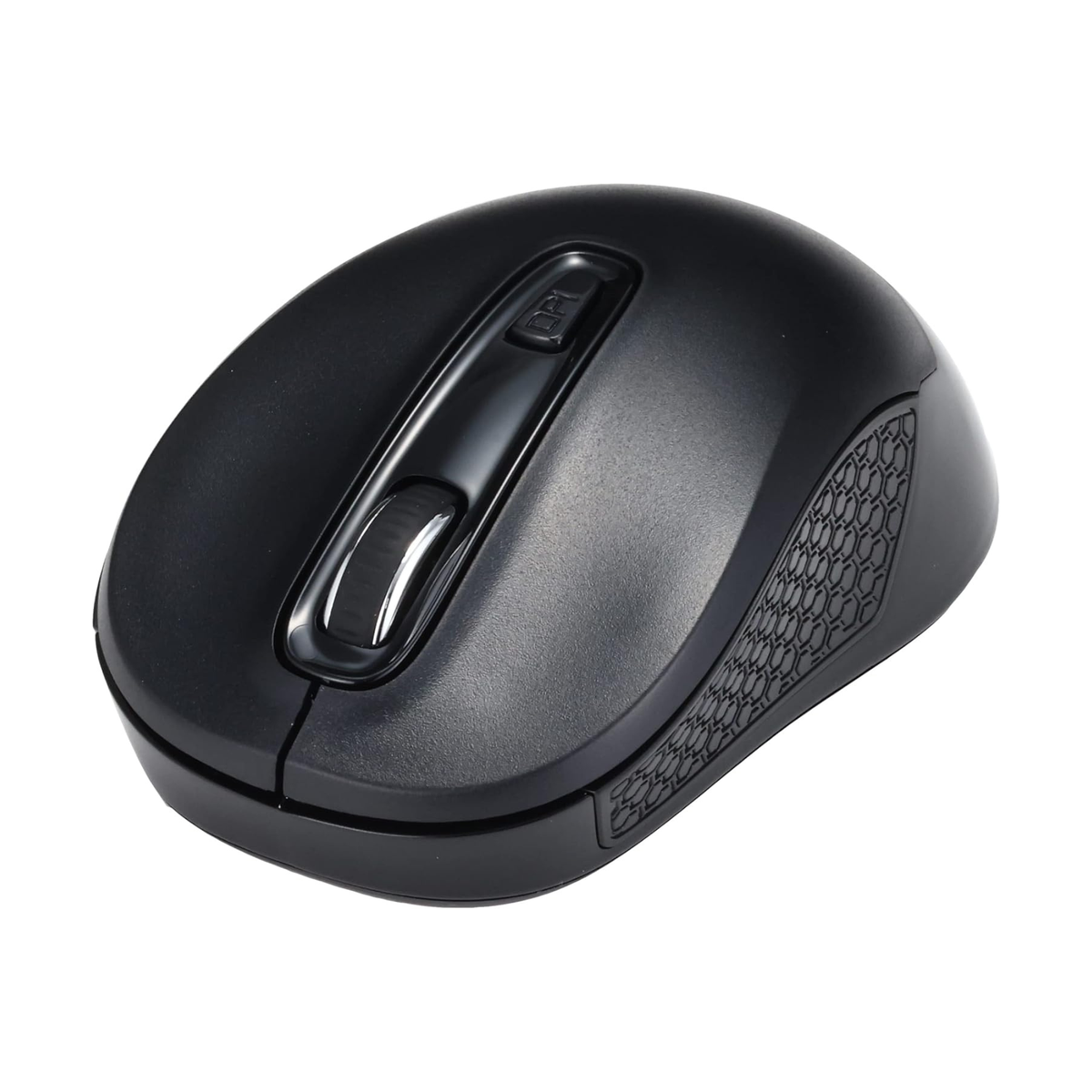 Sanwa Supply MA-WBLC41BK Wireless Type-C Blue LED Mouse Compatible with Windows, Mac, Android, IOS iPadOS, FireOS (Black)