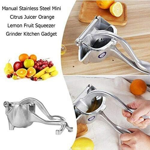 Aluminum Hand Press Juicer Manual Citrus & Fruit Juicer for Kitchen Use Sturdy Metal Juicer for Home, Kitchen & Bar Easy-to Use Manual Machine