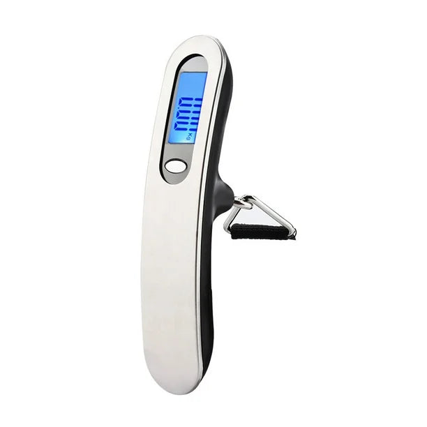 50kg Luggage Scale Portable Digital Weight Scale for Travel Suitcase, Electronic Suitcase Scale Hanging Scales Luggage Weighing Scale Lightweigh for Travel 50Kg Capacity, Black