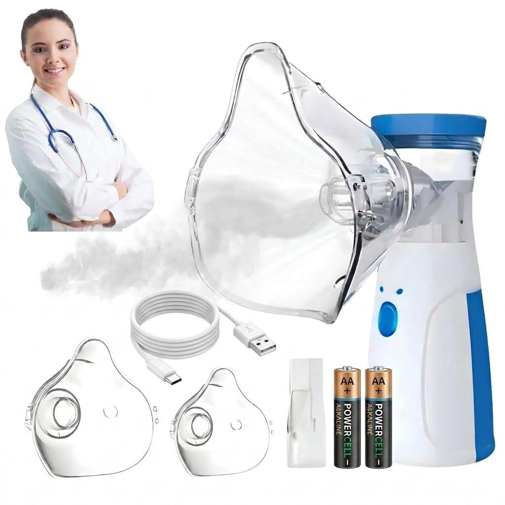 Portable mesh nebulizer handheld for adults and kids