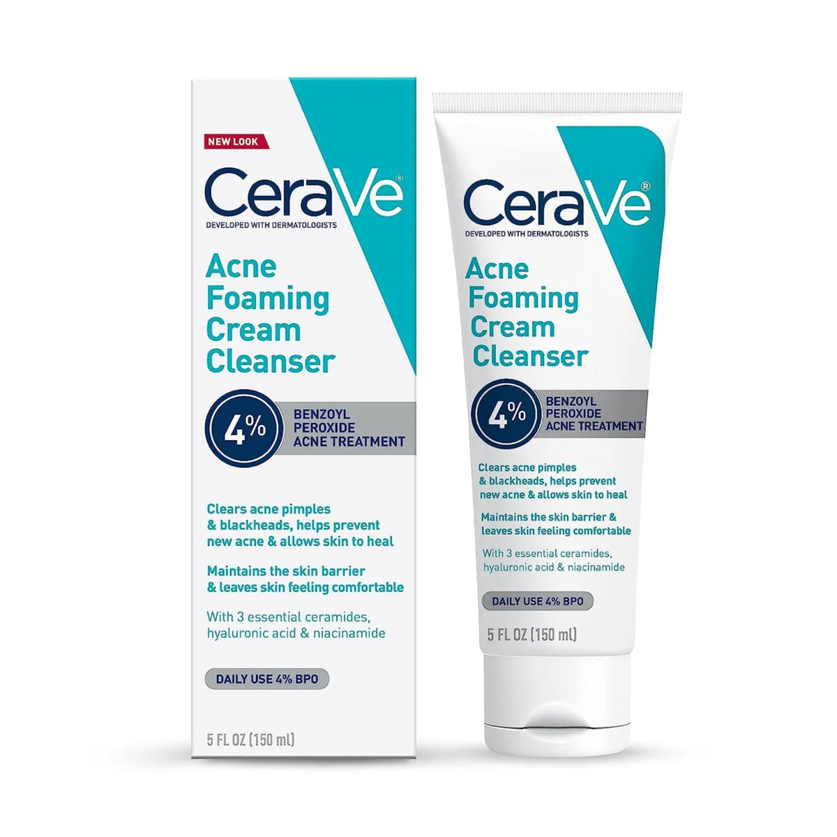 CeraVe 4-in-1 Skincare Kit | Cleanser, Night Cream, Retinol Serum & Sunscreen