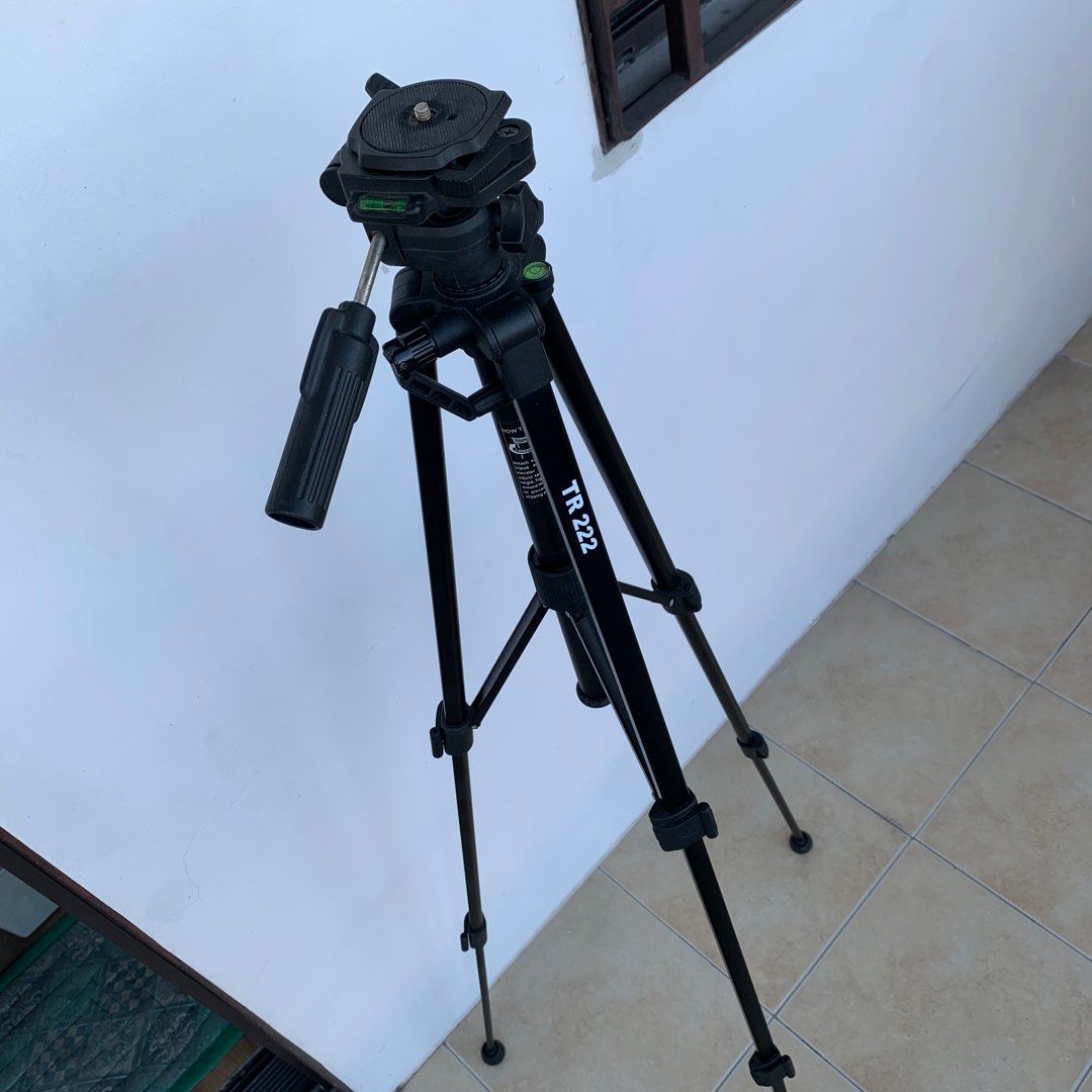 i-Discovery Profaicanal TR-222 Portable Tripod with 3-Way Panhead Lightweight Camera Tripod