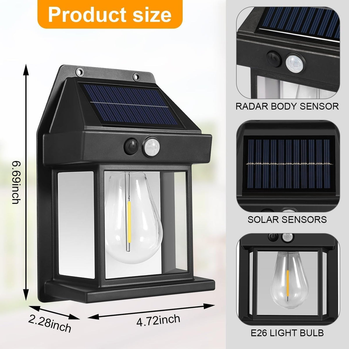 Product Size and Sensors