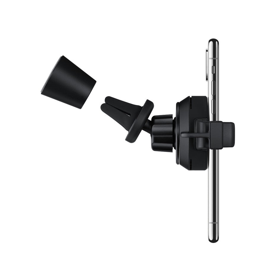 Mophie Car Charger Stream Qi Wireless Vent Mount Made for Apple, Samsung and Other Qi Enabled Smartphones - Black