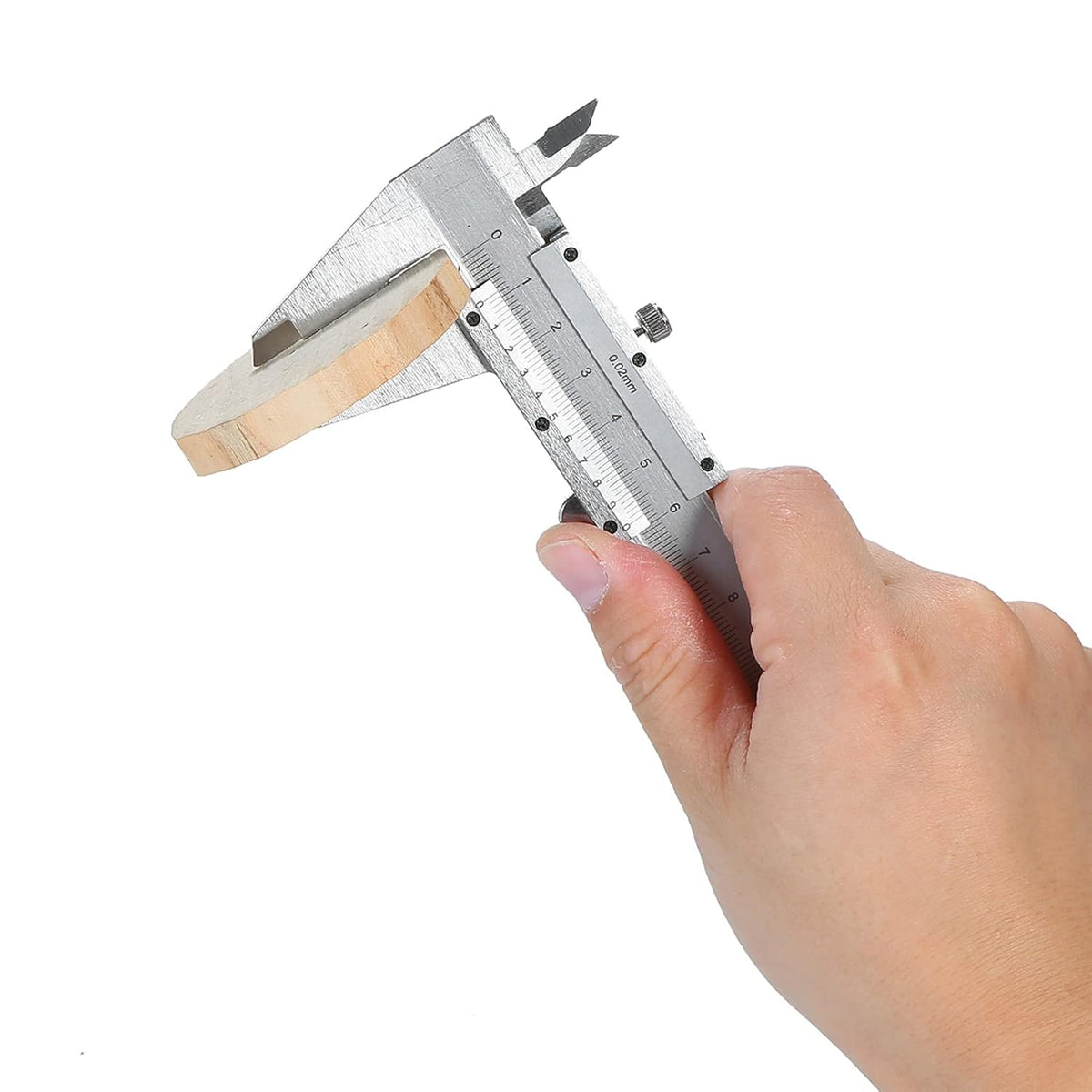 0.02MM Precision Vernier Caliper Vernier Measuring Tool Metal Vernier Caliper Convenient for Vernier Measuring Tool for Archaeological Measurement
