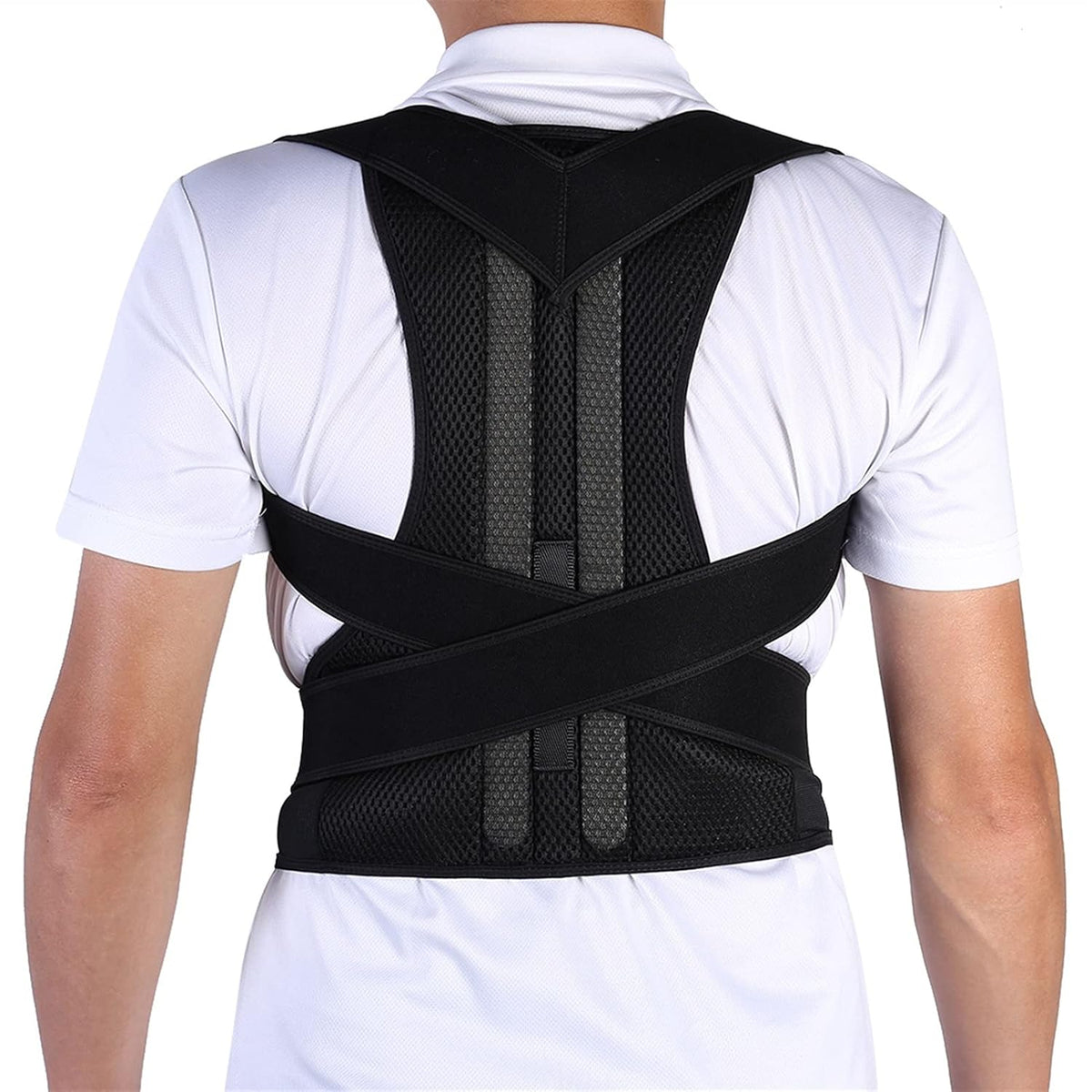 Posture Corrector Adjustable Posture Corrector Back Support Strap Shoulder Lumbar Waist Spine Brace Pain Relief Posture pedic Belt charitable