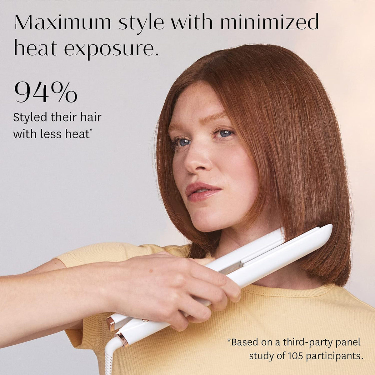 Like A New T3 SinglePass StyleMax Professional 1" Ceramic Flat Iron with Custom Heat Automation, 9 Heat Settings, Longer Ceramic Plates, for Straightening, Waving, Curling & Styling