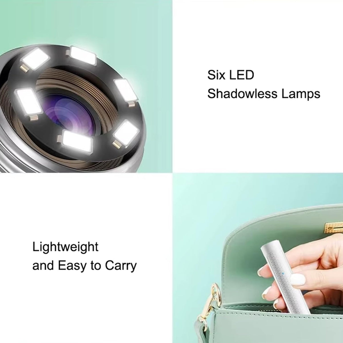 Six LED shadowless lamps