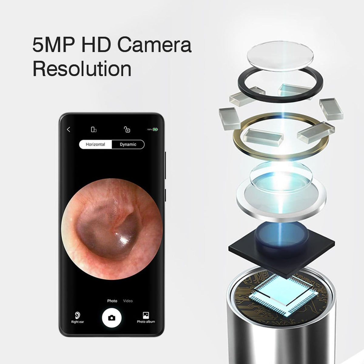 HD camera lens details